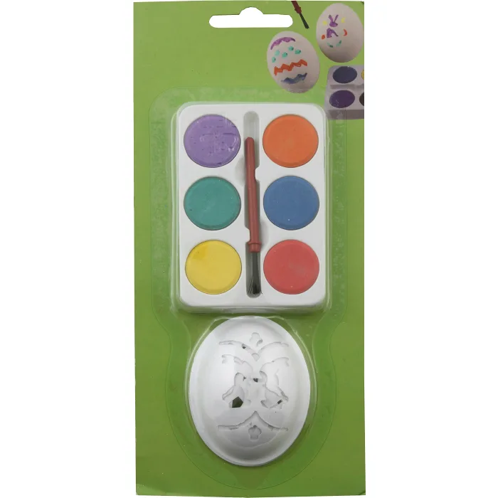 Vattenfärger Set Måla ägg 6 färger