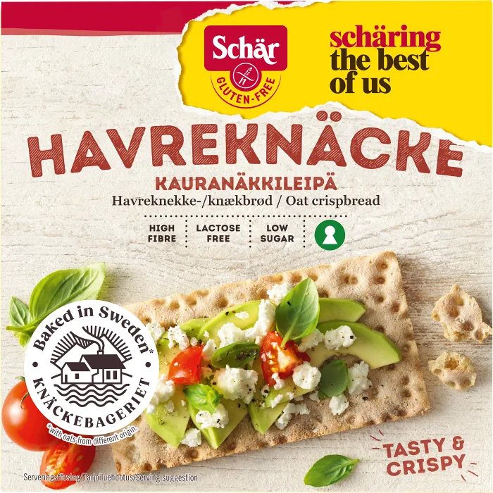 Havreknäcke Glutenfri 215g Schär