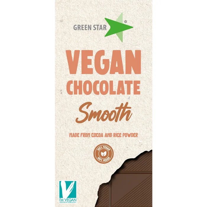 Choklad Vegan Ljus 90g Green Star