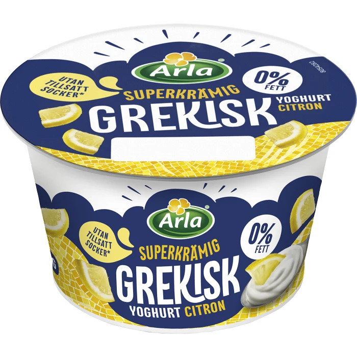 Grekisk Yoghurt Citron 0,2% 200g Arla®
