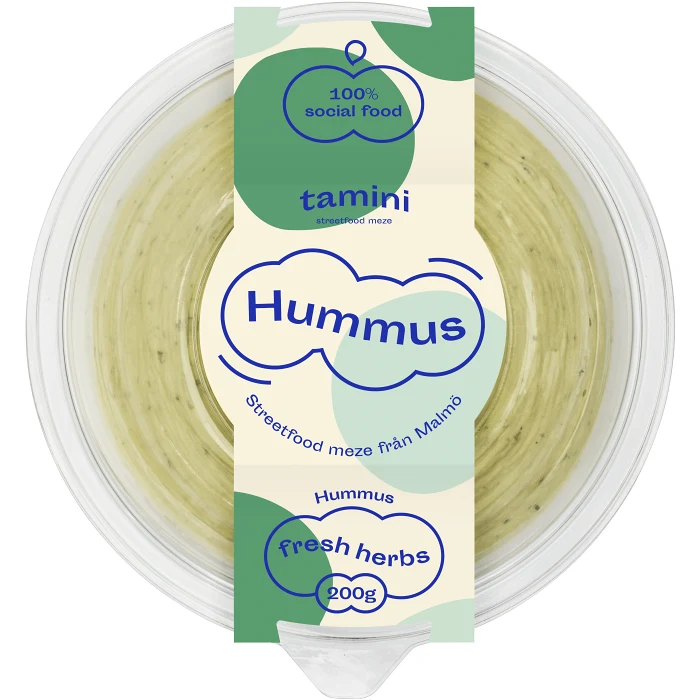 Hummus Fresh Herbs 200g Tamini