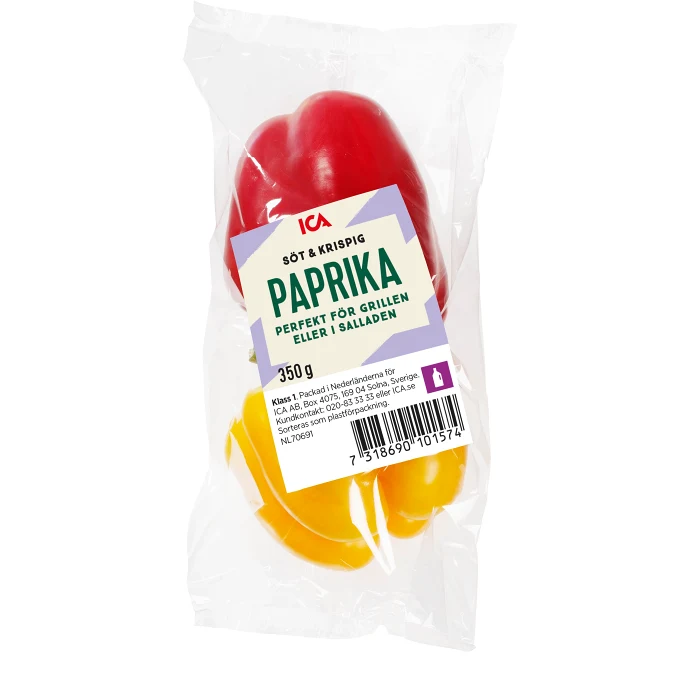 Grillpaprika 350g Klass 1 ICA