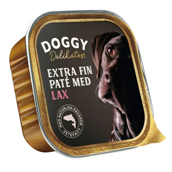 Hundmat Delikatesspaté med Lax 150g Doggy Delikatess