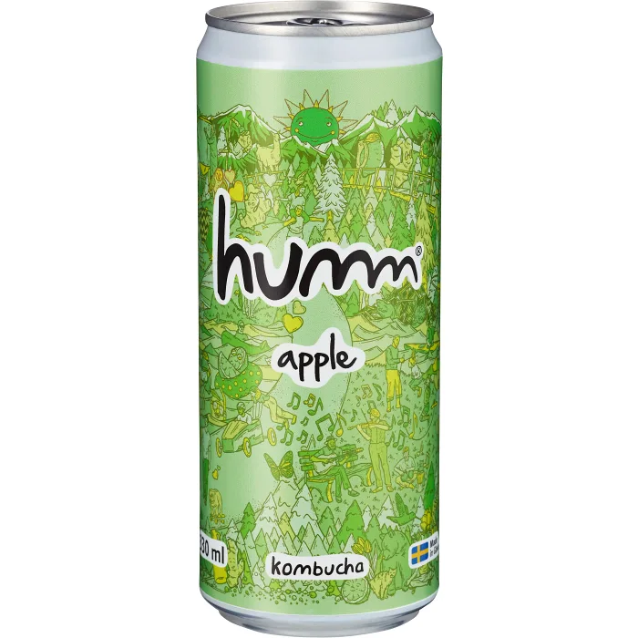 Kombucha Äpple 330ml Humm