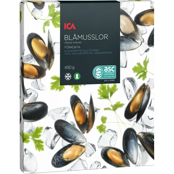 Blåmusslor Fryst 450g ICA