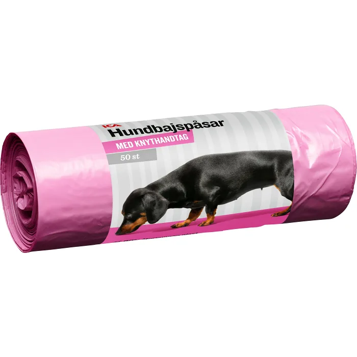 Hundbajspåse rosa 50-p ICA
