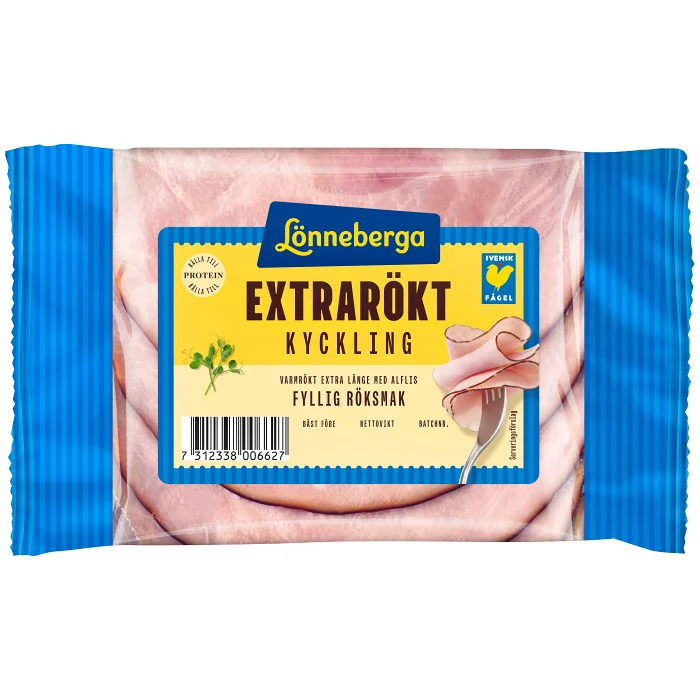 Kyckling extrarökt 90g Lönneberga