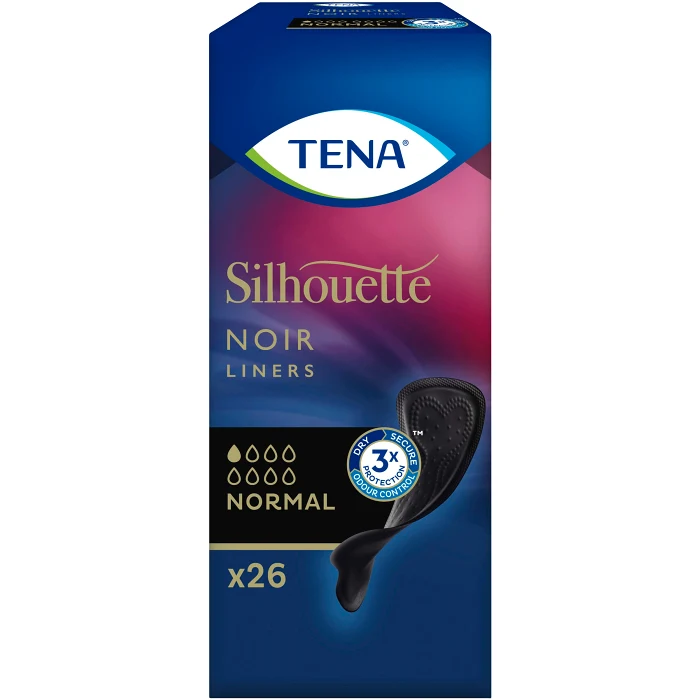 Trosskydd Silhouette Noir Liners 26-p Tena