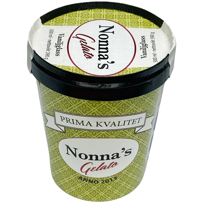 Vaniljglass 500ml Nonnas Gelato