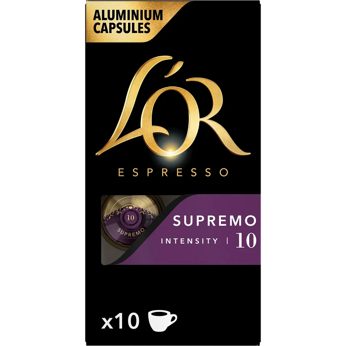 Kaffekapslar Espresso 10 Supremo L'Or