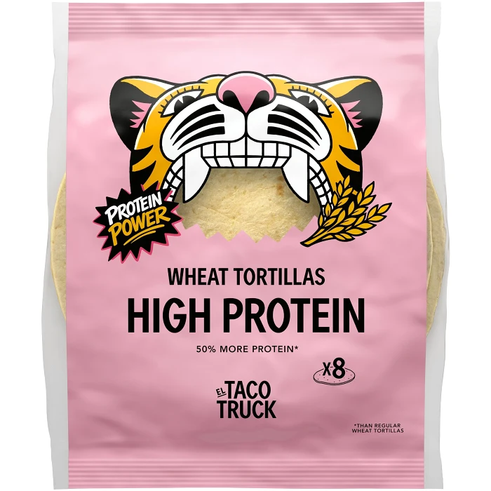Tortilla High protein 8p El Taco Truck