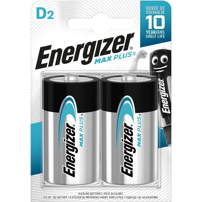 Batteri Max Plus LR20 D 2-p Energizer