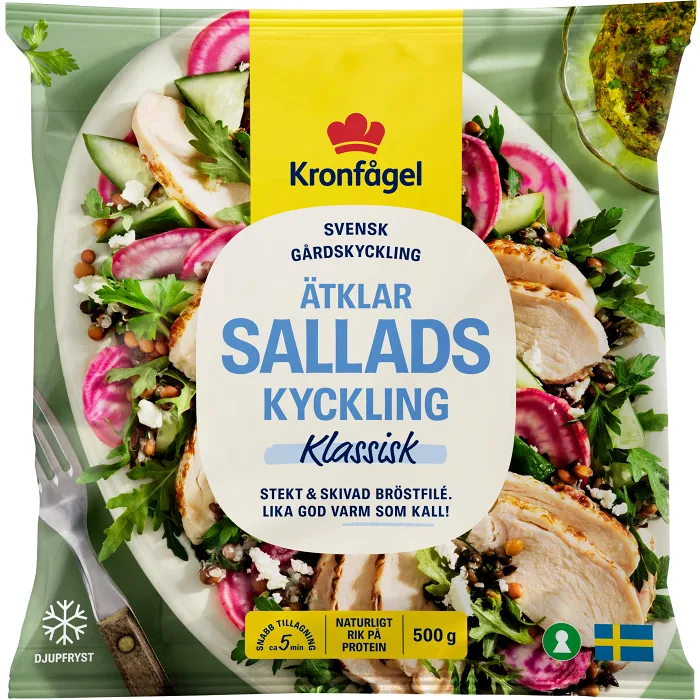 Ätklar salladskyckling klassisk 500g Kronfågel