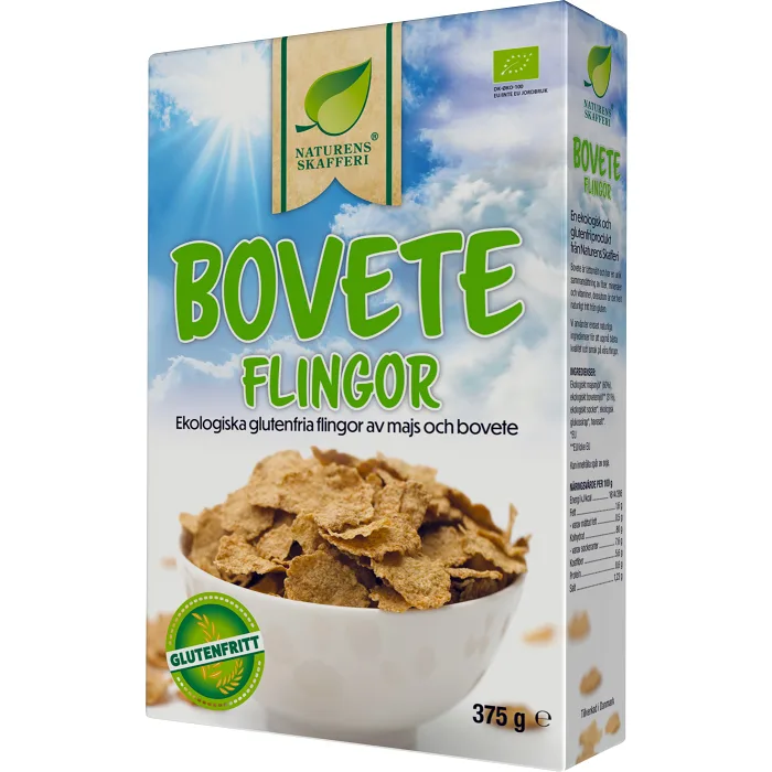 Boveteflingor EKO glutenfri 375g Naturens skafferi