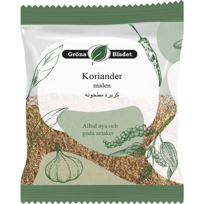 Koriander Malen 50g Gröna Bladet