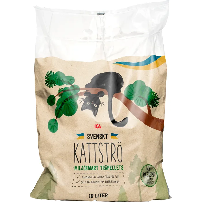 Träpellets Kattströ 10l ICA