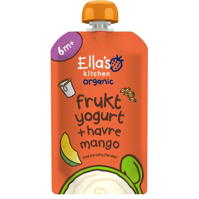 Mellanmål Mango squeeze 6m Ekologisk 100g Ella´s kitchen