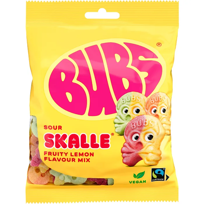Surskalle Gelatinfri 190g Fairtrade Bubs