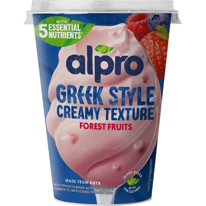 Plantgurt Creamy Greek Style Skogsbär 400g Alpro