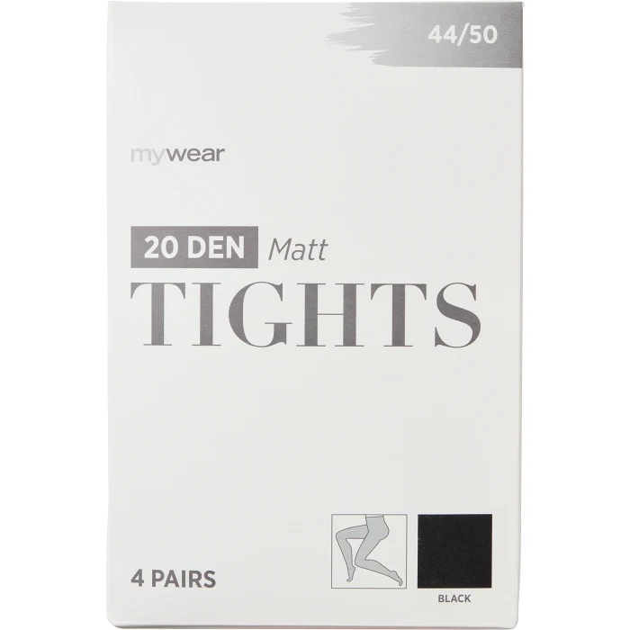 Strumpbyxa 4p 20D svart 44/50 mywear