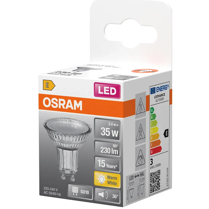 LED PAR16 GU10 230lm(35W) Osram
