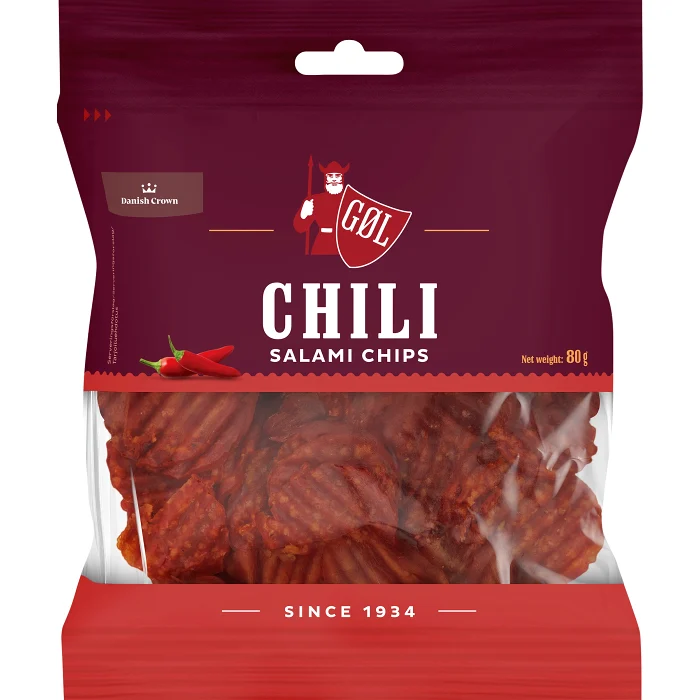 Salami Chips Chili 80g Göl