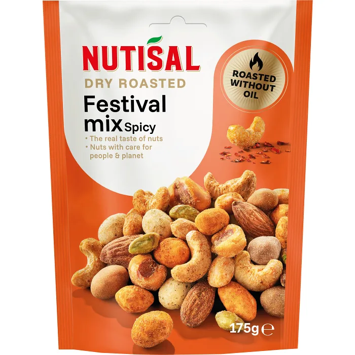 Nötmix Festival Spicy 175g Nutisal