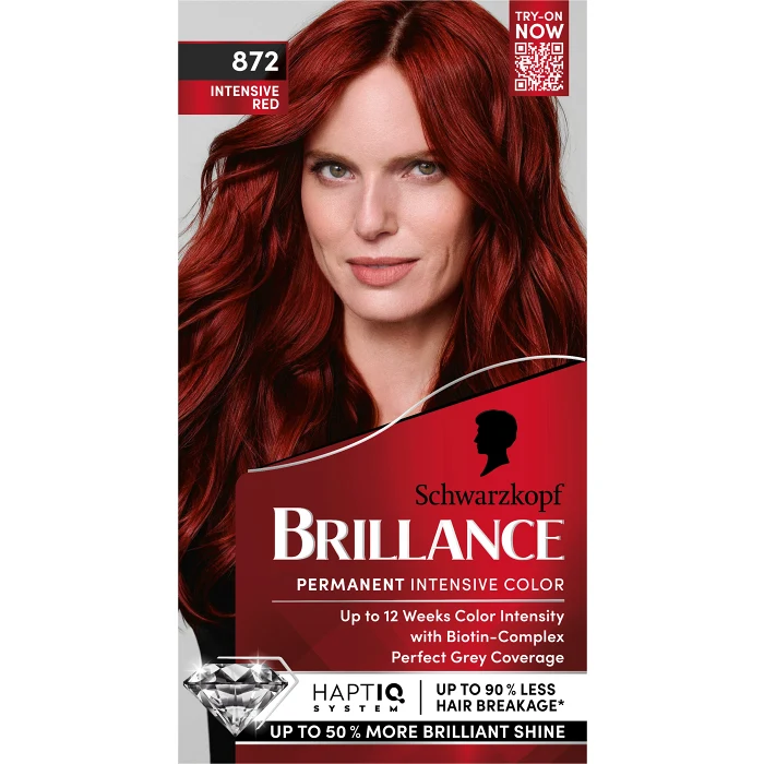 Hårfärg 872 Intensive Red 1-p Brillance Schwartzkopf