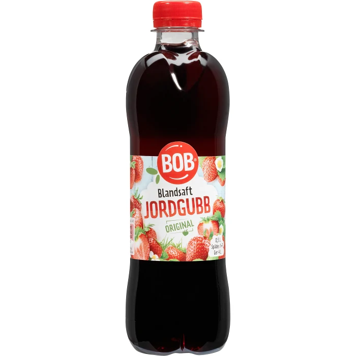 Blandsaft Jordgubb 500ml BOB