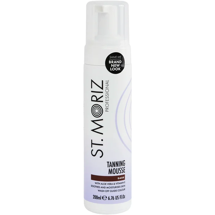 Kroppsmousse Brun utan sol Mörk 200ml St Moriz