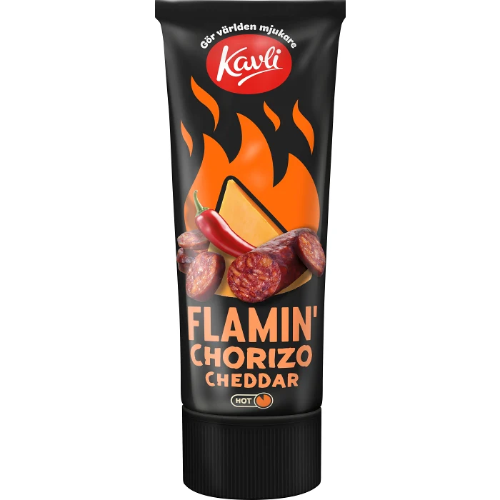 Mjukost Flamin Chorizo Cheddar 250g Kavli