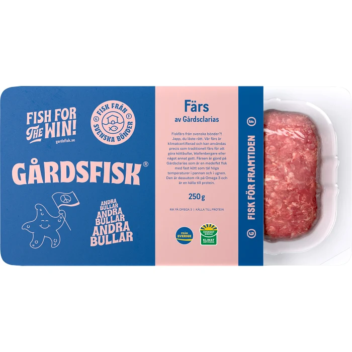 Clarias fiskfärs 250g Gårdsfisk