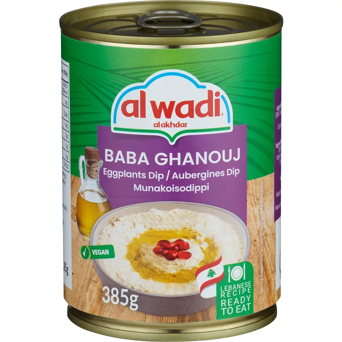 Aubergineröra baba ghanouj 385g Al Wadi
