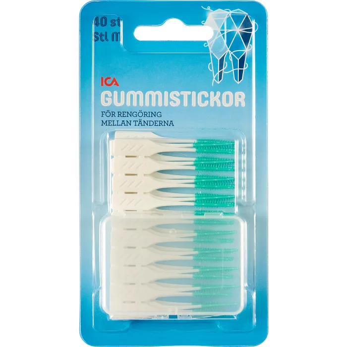 Tandsticka Gummi 40-p ICA
