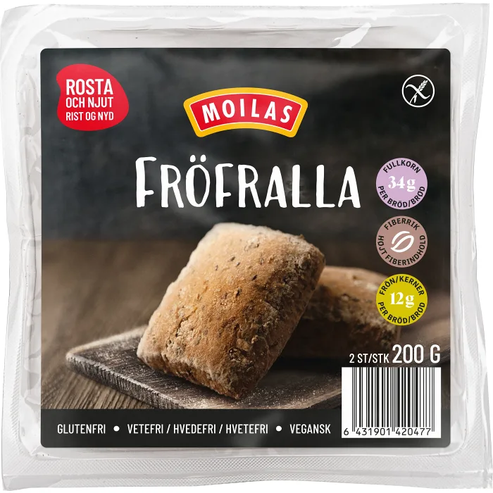 Fröfralla Glutenfri 2-p Moilas
