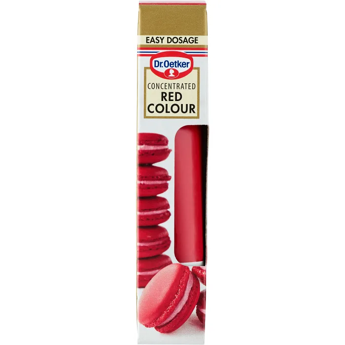 Baktillbehör Hushållsfärg Gel Röd 15g Dr. Oetker
