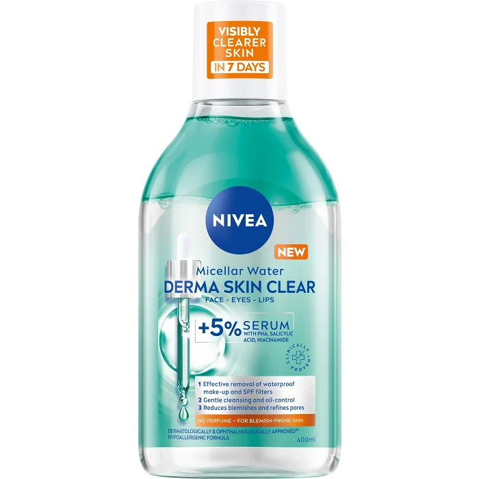 Ansiktsrengöring Derma Skin Clear Micellar Water 400ml Nivea