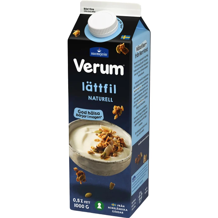 Hälsofil Naturell Lätt 0,5% 1000g Verum®