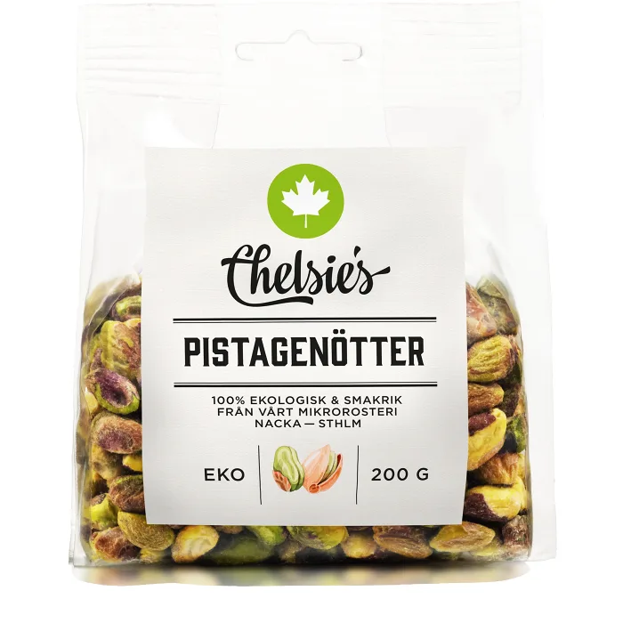 Pistagenötter Ekologisk 200g Chelsie's