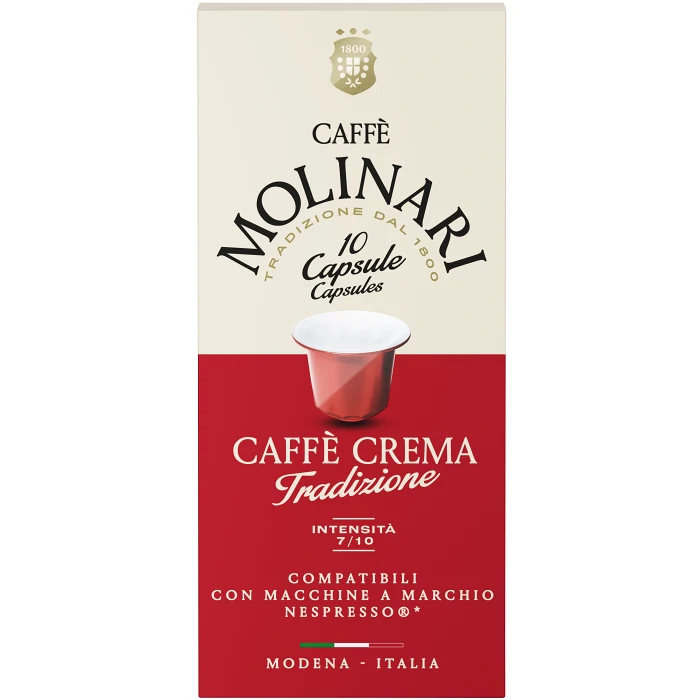 Kaffekapslar Crema Tradizione 10-p Caffe Molinari