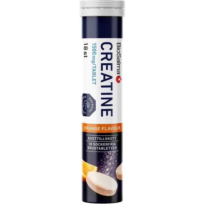 Creatine Brustablett Apelsin 18p BioSalma
