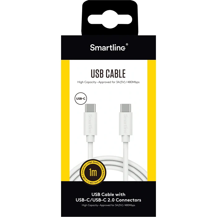 USB-C till USB-C 1m Smartline
