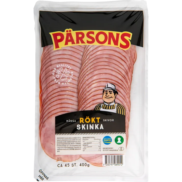 Skinka Rökt 400g Pärsons