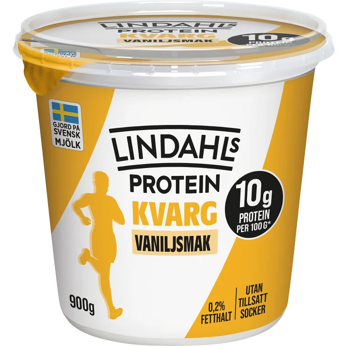 Kvarg Vaniljsmak 0,2% 900g Lindahls