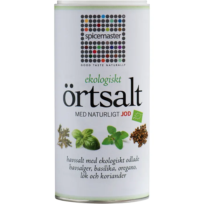 Örtsalt med Naturligt jod Ekologisk 170g Spicemaster