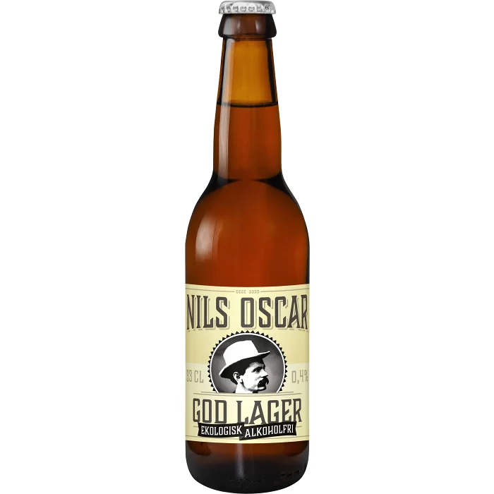 Öl God Lager Alkoholfri 330ml Nils Oscar