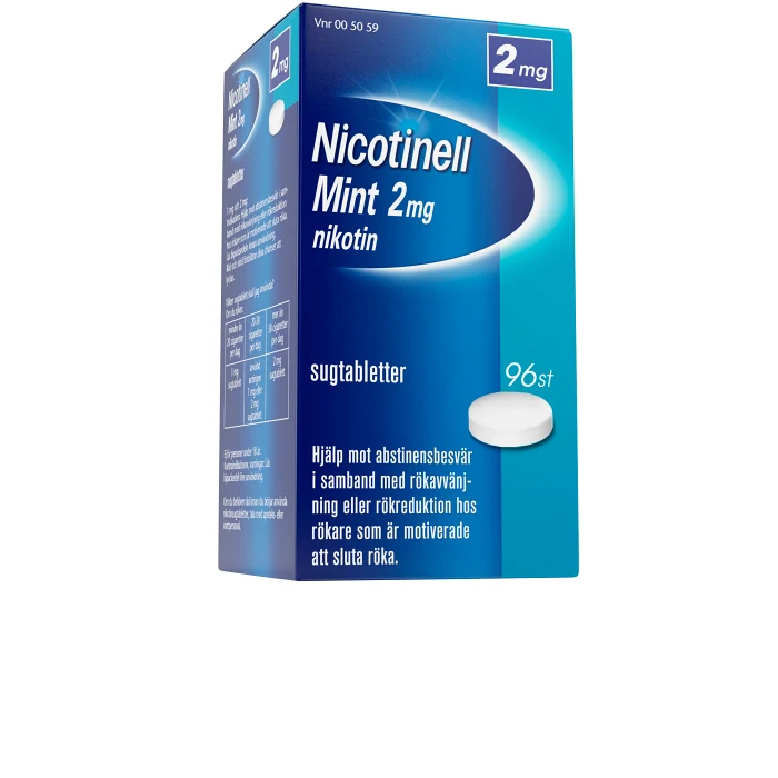 Nicotinell Mint Sugtablett 2mg 96-p