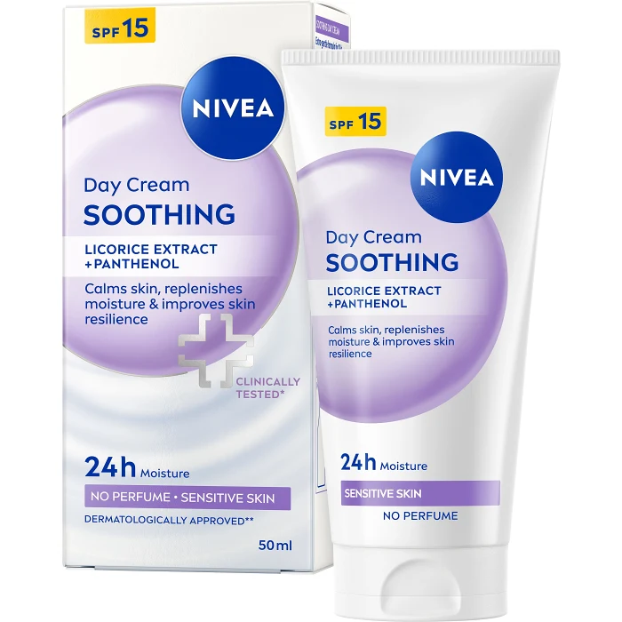 Dagkräm Soothing Day Cream SPF15 50ml Nivea