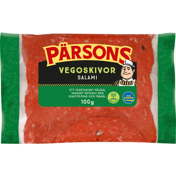 Vegoskivor Salami 100g Pärsons