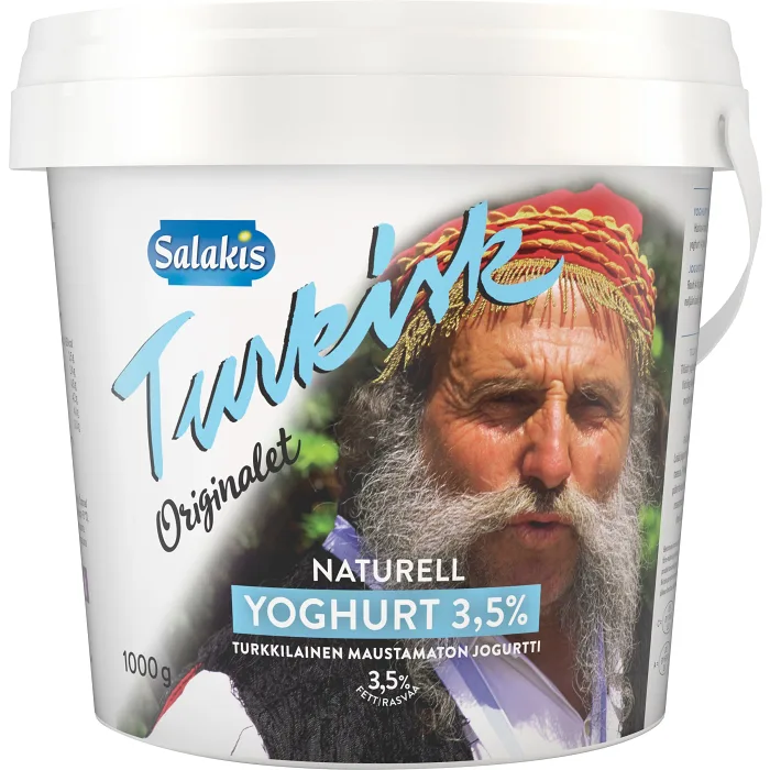 Yoghurt Naturell Turkisk 3.5% 1000g Salakis